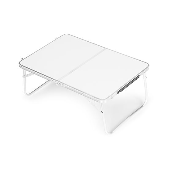 Malý turistický skladací piknikový stôl 60x40 cm biely MultiGarden