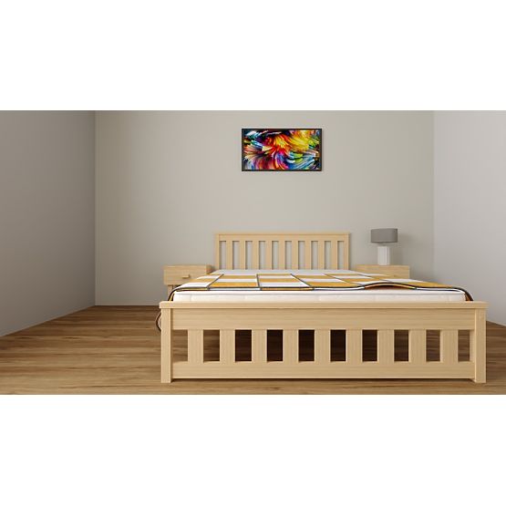 Manželská posteľ Ada 200 x 160 cm - borovica