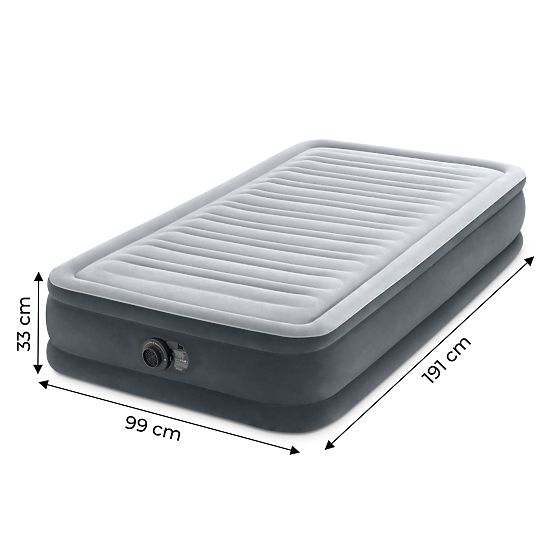 Matrac posteľ 191x99 cm s pumpou pre 1 osobu Comfort 67766ND