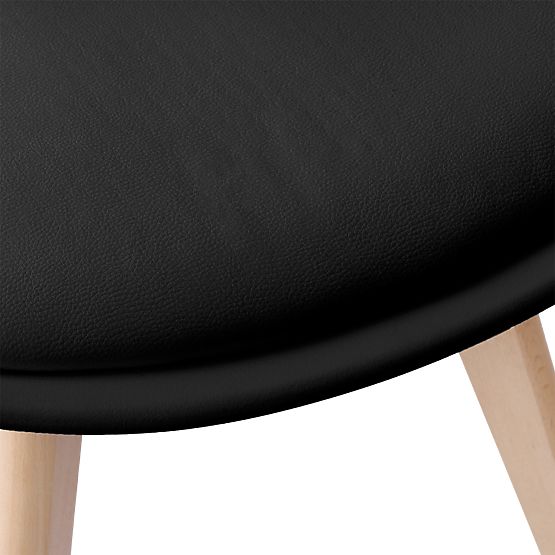 Moderná stolička Nantes DSW čierna