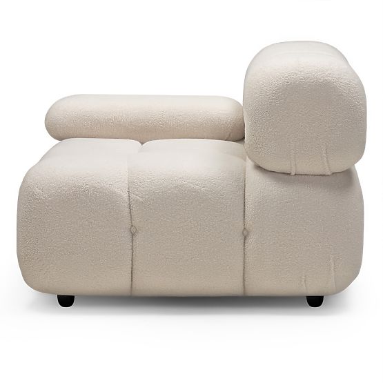 Modul ľavostranný Fluf Big svetlo béžový, boucle