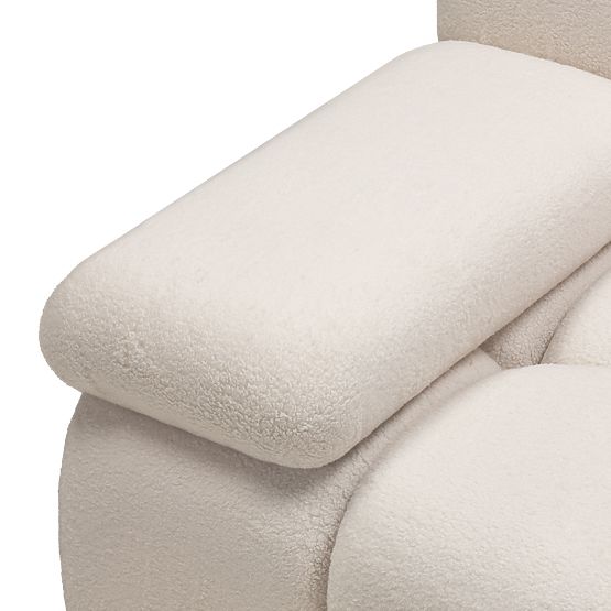 Modul ľavostranný Fluf Big svetlo béžový, boucle