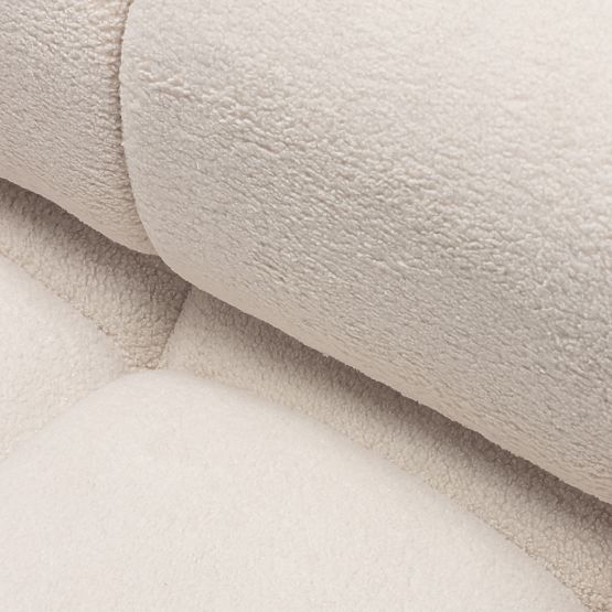 Modul ľavostranný Fluf Big svetlo béžový, boucle