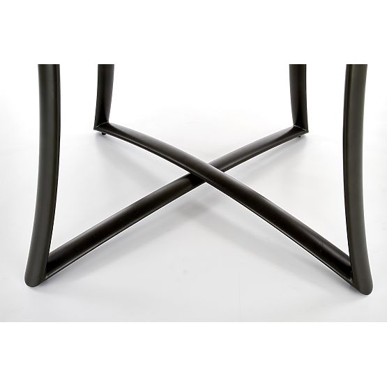 MORETTI rozkladací stôl doska - zlatý dub / sivý, nohy - antracit