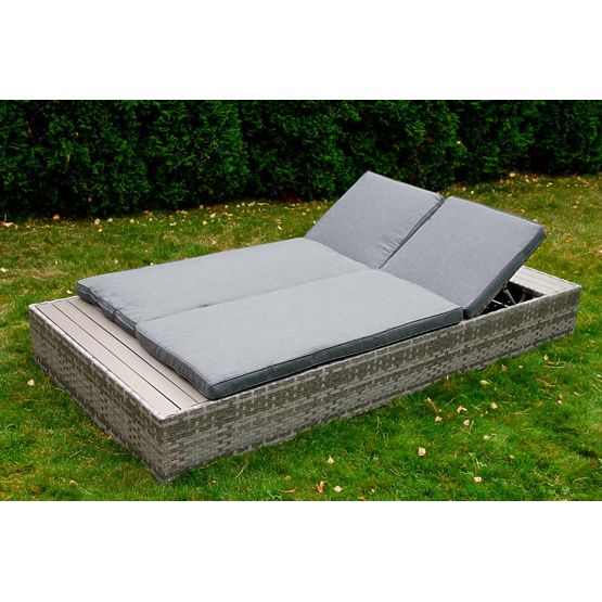 Multifunkčná posteľ z technoratanu DIABOLICO