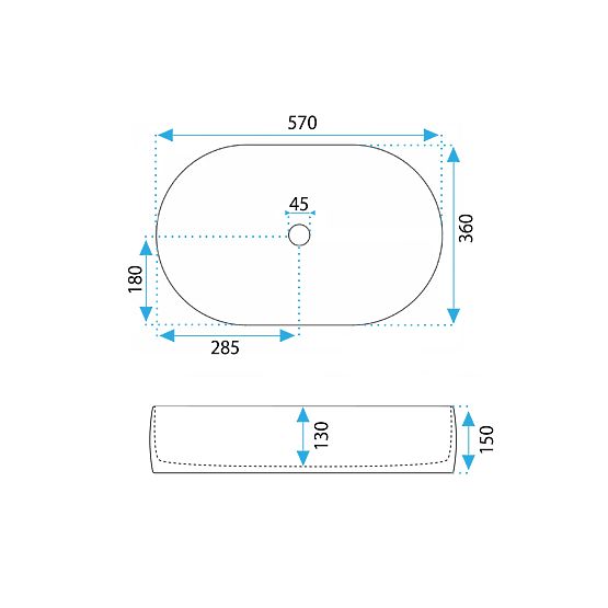 Nábytkové umývadlo Rea Alma