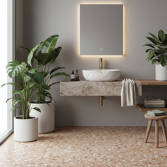 Nábytkové umývadlo REA Amelia ASH MATT