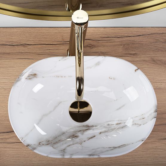 Nábytkové umývadlo Rea AMELIA MINI AIAX SHINY