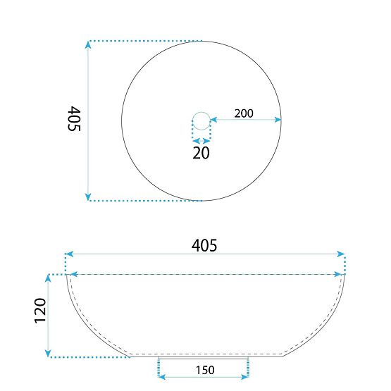 Nábytkové umývadlo Rea ANIKA