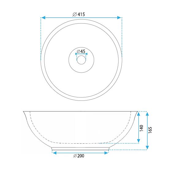 Nábytkové umývadlo Rea Bella