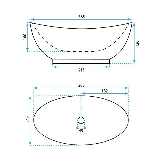 Nábytkové umývadlo Rea Kate 36