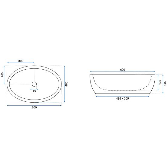 Nábytkové umývadlo Rea Melania