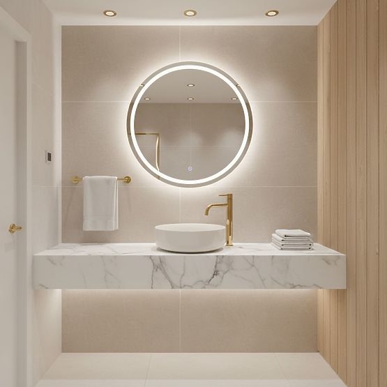 Nábytkové umývadlo Rea SAMI ECRU SHINY