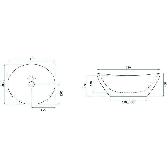 Nábytkové umývadlo Rea Sofia Mini Kashmir