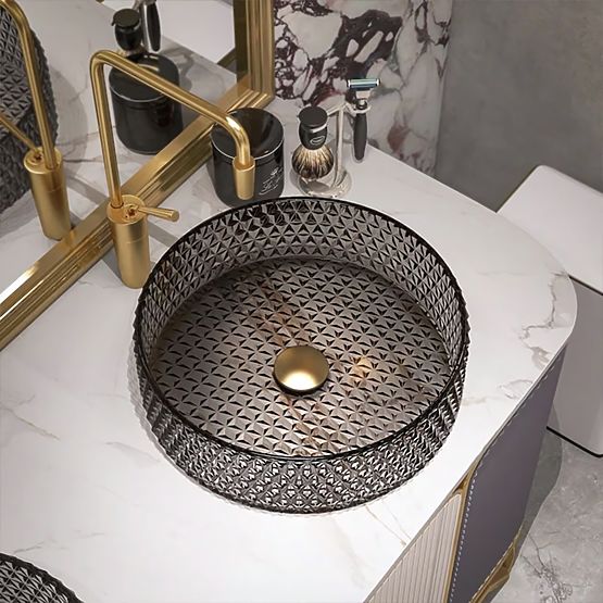 Nadčasové umývadlo Rea Cristal Grey 39