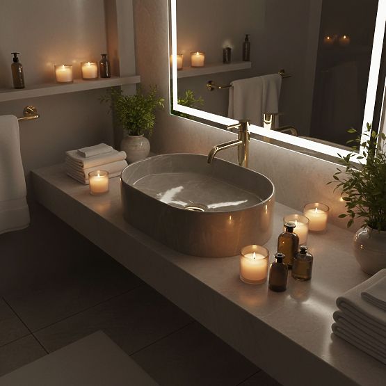 Nadčasové umývadlo Rea Nadia 50 Kashmir