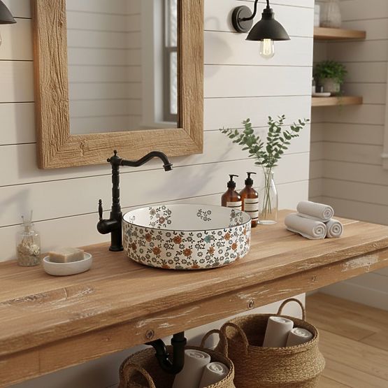 Nadčasové umývadlo Rea Stefania Fiori