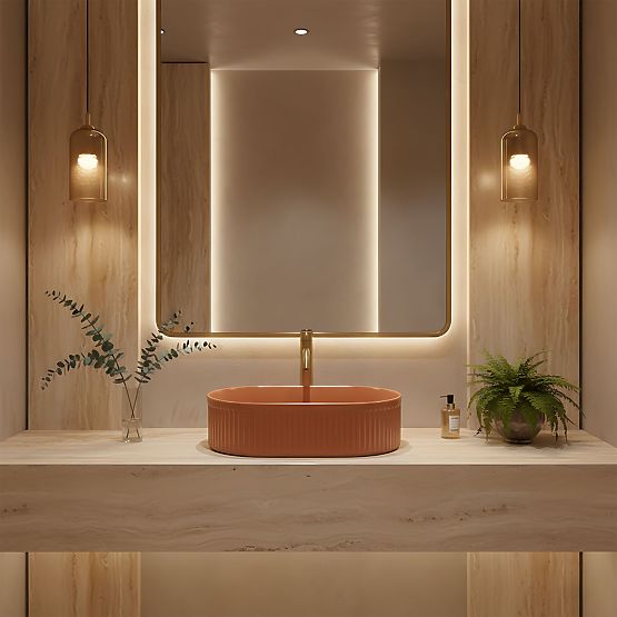 Nadčasové umývadlo Rea Vanda Cinnamon Matt