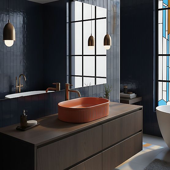 Nadčasové umývadlo Rea Vanda Cinnamon Matt