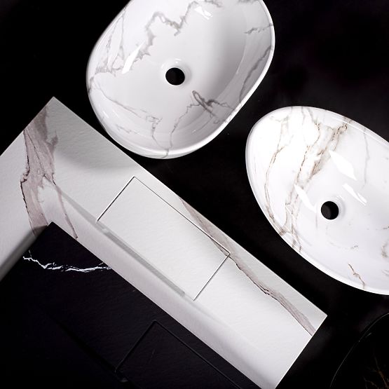 Nadstavbové umývadlo Rea CLEO 61 BLACK AIAX MATT