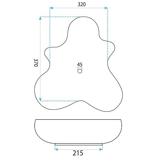 Nadstolové umývadlo Rea IZOLDA