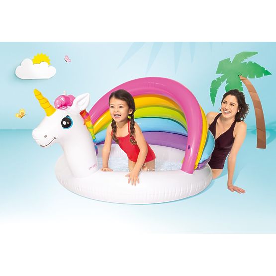 Nafukovací bazénik brodisko jednorožec strieška Intex 57113NP