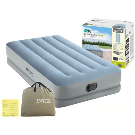 Nafukovací matrac pre jednu osobu 191x99x36 cm s vstavanou elektrickou USB pumpou posteľ INTEX 641