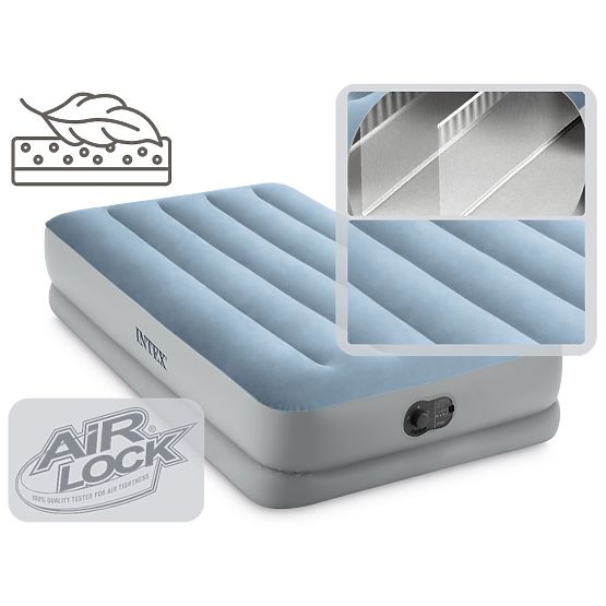 Nafukovací matrac pre jednu osobu 191x99x36 cm s vstavanou elektrickou USB pumpou posteľ INTEX 641