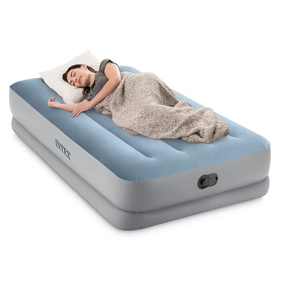 Nafukovací matrac pre jednu osobu 191x99x36 cm s vstavanou elektrickou USB pumpou posteľ INTEX 641