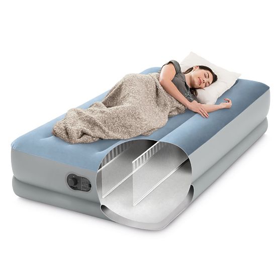 Nafukovací matrac pre jednu osobu 191x99x36 cm s vstavanou elektrickou USB pumpou posteľ INTEX 641