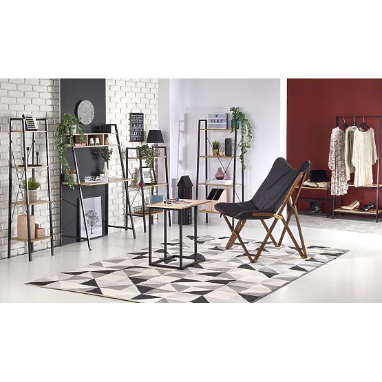 NARVIK REG1 čierny / dub sonoma