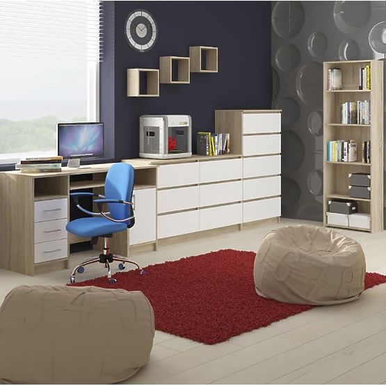 NÁSTENNÁ POLICA K 25x25cm SADA 3ks DUB SONOMA