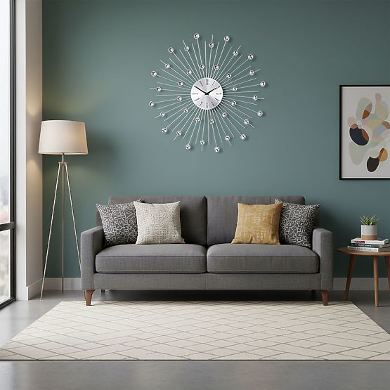 Nástenné hodiny Cristal Moon - 50 cm