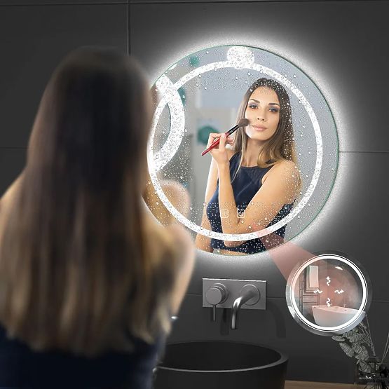 NÁSTENNÉ LED ZRKADLO 60cm BAS