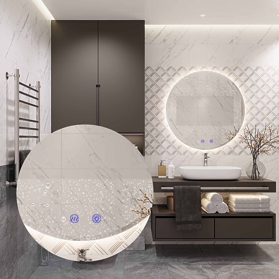 NÁSTENNÉ LED ZRKADLO 80cm HZJ080