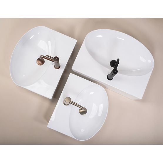 Nástenné / nástolné umývadlo Rea Kim 46