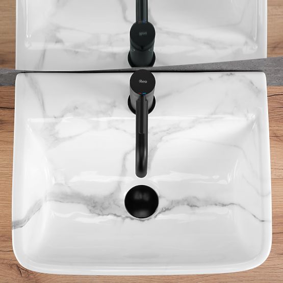 Nástenné umývadlo na dosku Rea Altea Cloudy