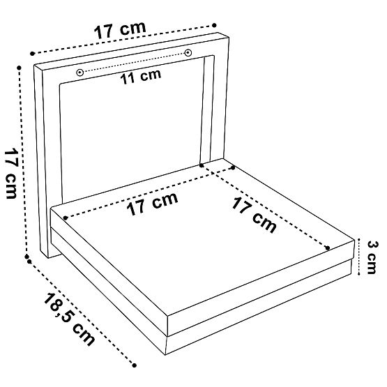 Nástenný kvetináč TORGET BIELY MARMOR