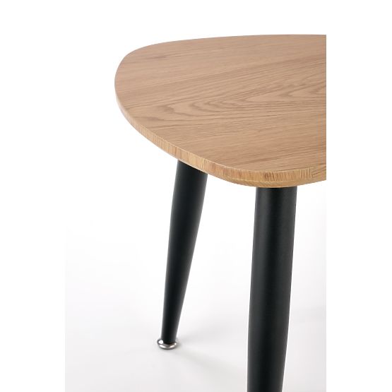 NICEA 2, sada 2 lavíc dub zlatý/čierny (2ks=1sada)