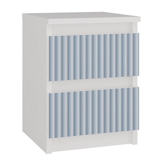 Nočný stolík Malwa M2 ARTESO BLUE / Modrá