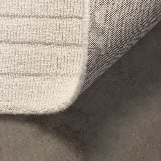 Obdĺžnikový koberec Dunes, oblúky, vlnený, krémový, Veľkosť kobercov: 120x180