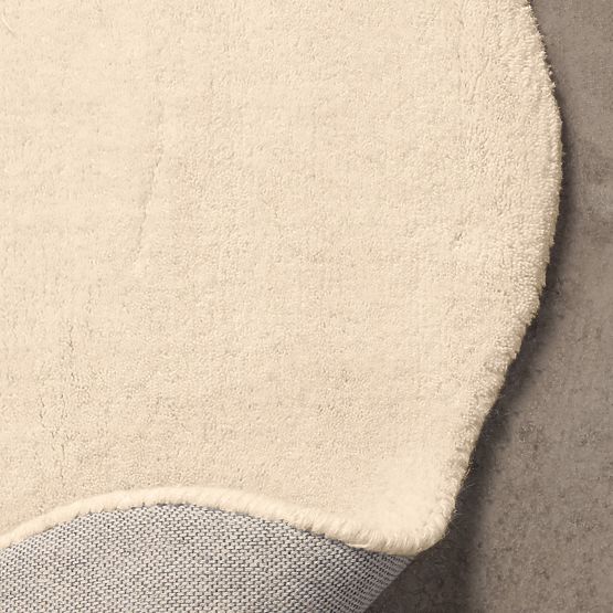 Obdĺžnikový koberec Sable, vlnitý, vlnený, krémový, Veľkosť kobercov: 160x230