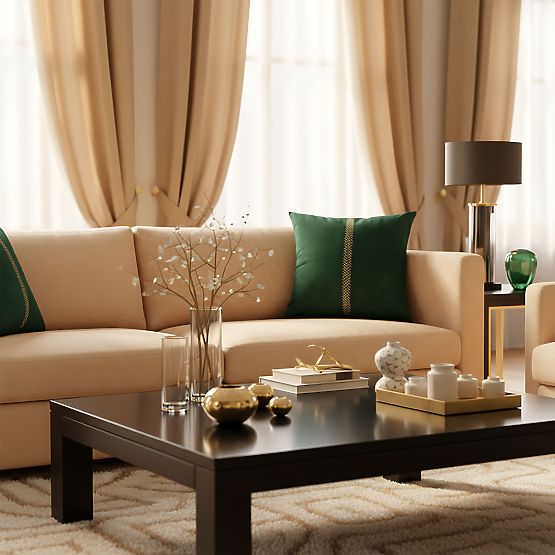 Obliečka na vankúš - zelená