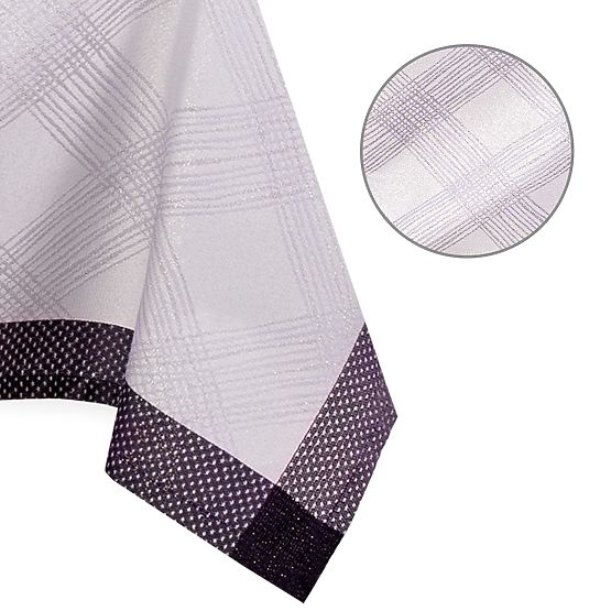 Obrus MILLUZA krémová metalizovaná klasický motív 140x400 ameliahome