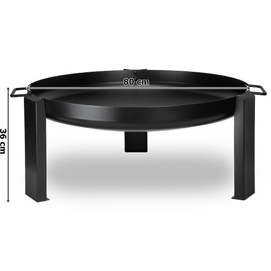 Oceľové ohnisko 80 cm HOGAR