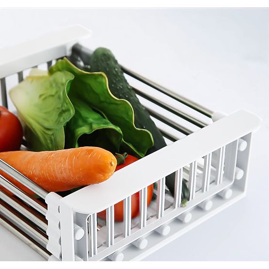 Odkvapkávač sušička na zeleninu ORDOS biely na drez