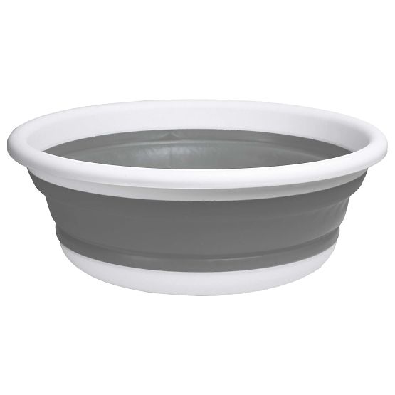 Okrúhla misa 37 cm bielo-sivá ELBA COMPACT 9 litrov