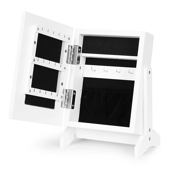 Organizér krabička šperkovnica na šperky so zrkadlom ModernHome