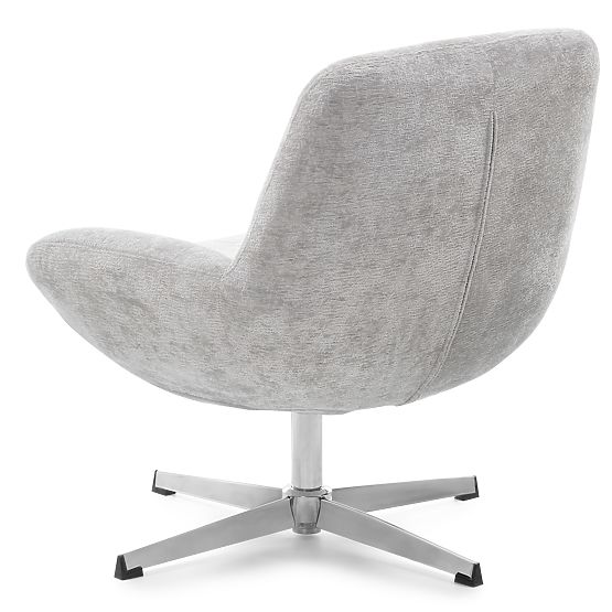 Otočná stolička Lunno sivá