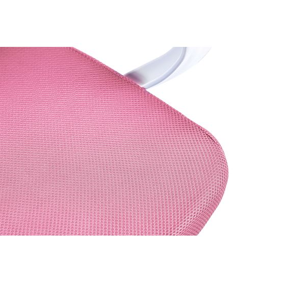 OTOČNÉ KRESLO FD-6 BIELA / RUŽOVÁ